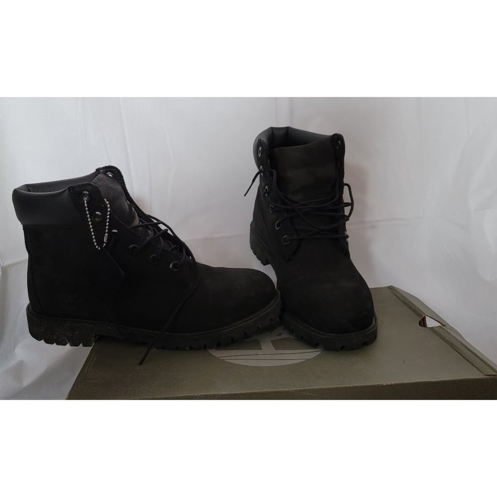 Timberland 6in Premium Black Nubuck